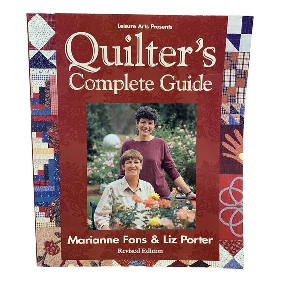 Vintage 2001 Leisure Arts Quilter's Complete Guide Revised Edition Pattern Book - Picture 1 of 2